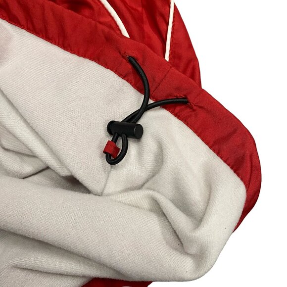 Mizuna XL Red Windbreaker Jacket 1/4 Zip Vented Back Pullover Athletic Training - Picture 5 of 12